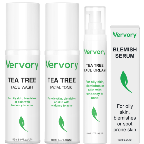 vervory Expert Anti-Acne Kit with Tea Tree Oil and Salicylic Acid